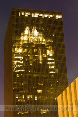 Reflection of Frost Bank Tower in Austin