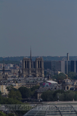 Notre Dame from Arc de Triomphe Etoile