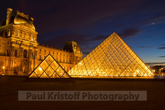 Louvre at sunset