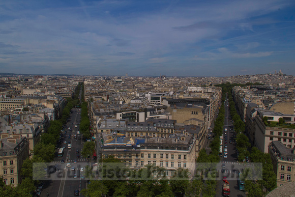 View from Arc de Triumph